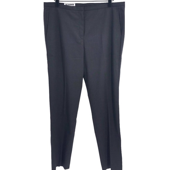 Jil Sander Womens Size 8 Professional Dark Grey Wool Trouser Pants Made in Italy - Picture 7 of 7